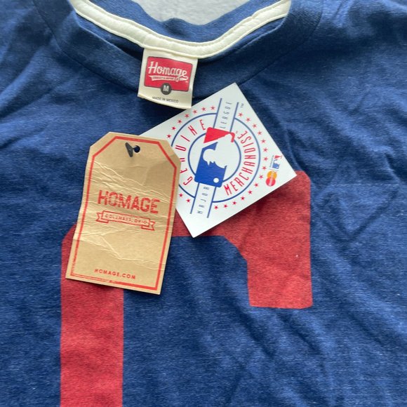 Homage Cleveland Indians Big C Short Sleeve Shirt - Picture 7 of 8